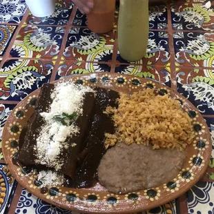 Mole Enchiladas