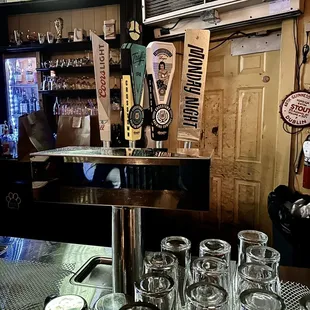 the bar