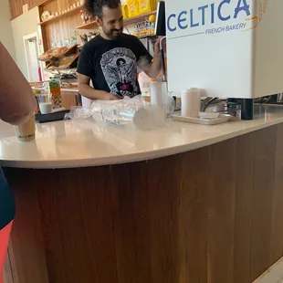 The pickup counter