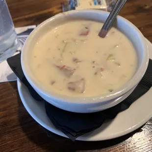 Soup of day: creamy corned beef and cabbage. Awesome