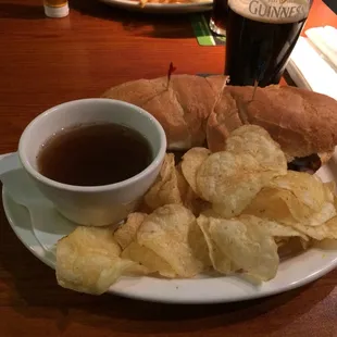 Had the dip &amp; chips at the local pup. Good eats.