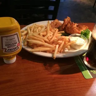 Friday evening out at the local pub. Fish &amp; Chips Yum