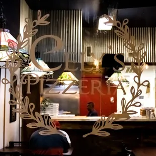 a view of the kitchen