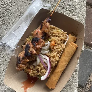 Combo with fried rice
