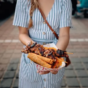 Combo but you only get one chicken skewer!