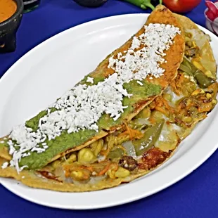 Quesadilla de Flor De Calabaza