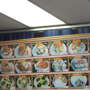 menu, sushi and sashimi