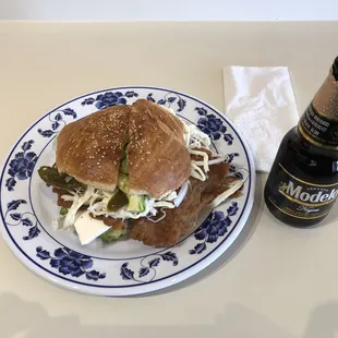 Cemitas milanesa de puerco. Not a torta!