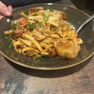 Seafood special pasta