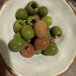 Complementary Olives at the beginning were a hit.
