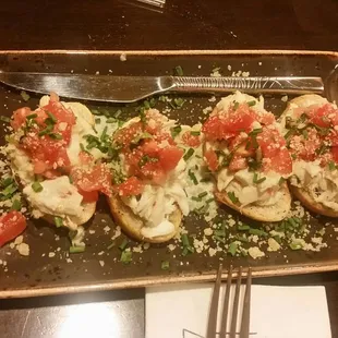 Crab Bruschetta