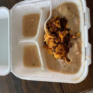 Really last time it came with beans cheese and rice