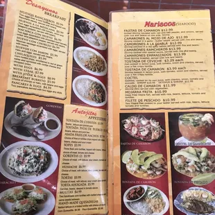 ramen and noodles, menu