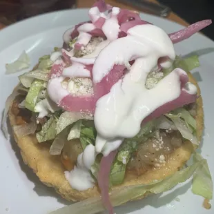 Sope de Picadillo