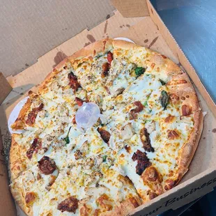 Mediterranean Experience pizza..!!