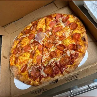 Pepperoni pizza