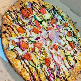 Italian veggie pizza