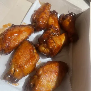 Hot honey Wings 6 Piece