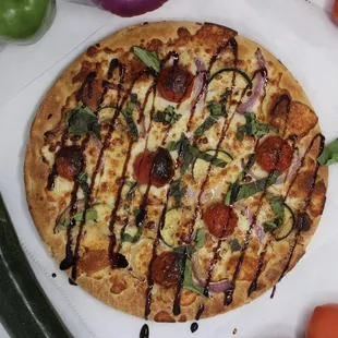 pizza, food
