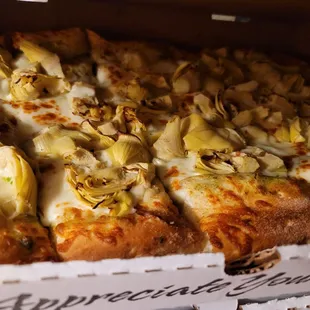 Pesto Chicken Artichoke Pizza