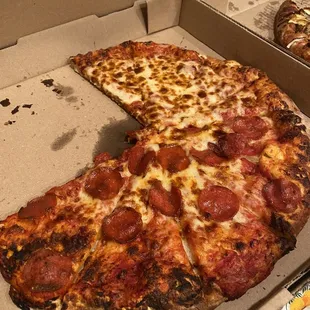 Pepperoni pizza