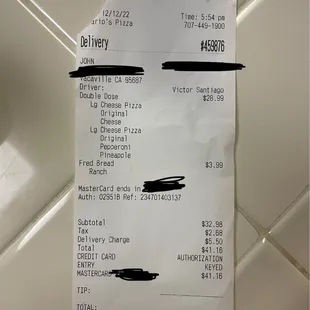 My order that existed but never existed...