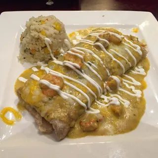 SEAFOOD BURRITO