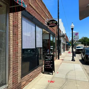 Here is their signage