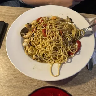 Mediterranean Seafood Pasta