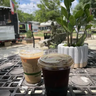 Latte, Americano