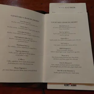 Menu as of September 2024.