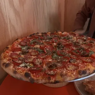 Sunday gravy with pepperoni