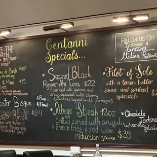 Menu Specials October 2023
