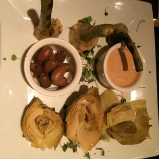 Grilled Artichoke Hearts