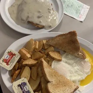 Chicken Fried Steak breakfast