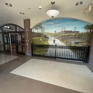 Inside auditorium