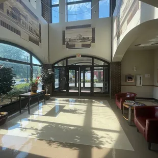 Inside - entry lobby