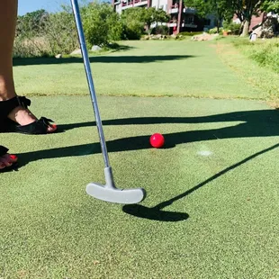 Yes you can play golf in cute shoes