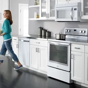 Whirlpool's White &amp; Black Ice Collections.  Modern style made to create an inspiring kitchen experience.