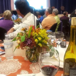 Pretty flowers on the table :-)