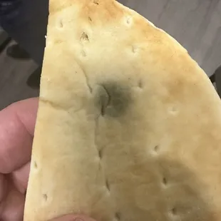 Mold on all the pita bread.  Luncheon guests didn't touch the other food.  Better food at Boston Market