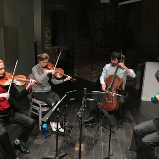 a group of young musicians