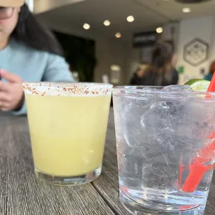 Gin and Tonic &amp; Mezcal Cocktail