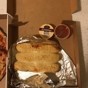 Cheesy breadsticks