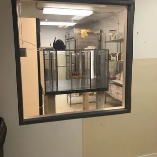 There's an order window and this is the new Take out window and they also accept debit/credit now