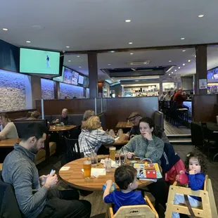 Inside view of restaurant