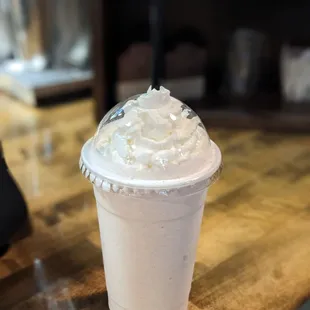 Strawberry cream slush