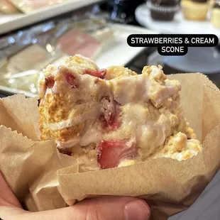 Strawberry &amp; Cream Scone from Bakes by Lo
