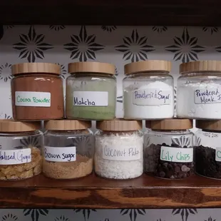 a variety of spices