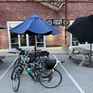 Biking to ride he bar